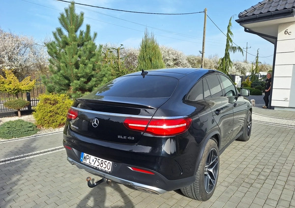 Mercedes-Benz GLE cena 189000 przebieg: 124500, rok produkcji 2016 z Płock małe 137